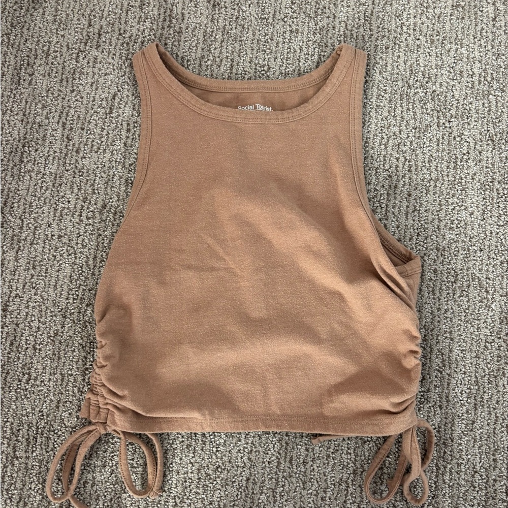 Hollister Brown Crop Top
